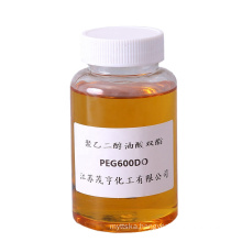 Cas No.9005-07-6 Polyethylene Glycol 600 Dioleate Acid Ester Polyglycol Dioleate Textile levelling agent Textile softener